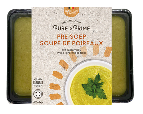 Pure & Prime Soupe fraîche - poireaux - pommes de terre bio 400g